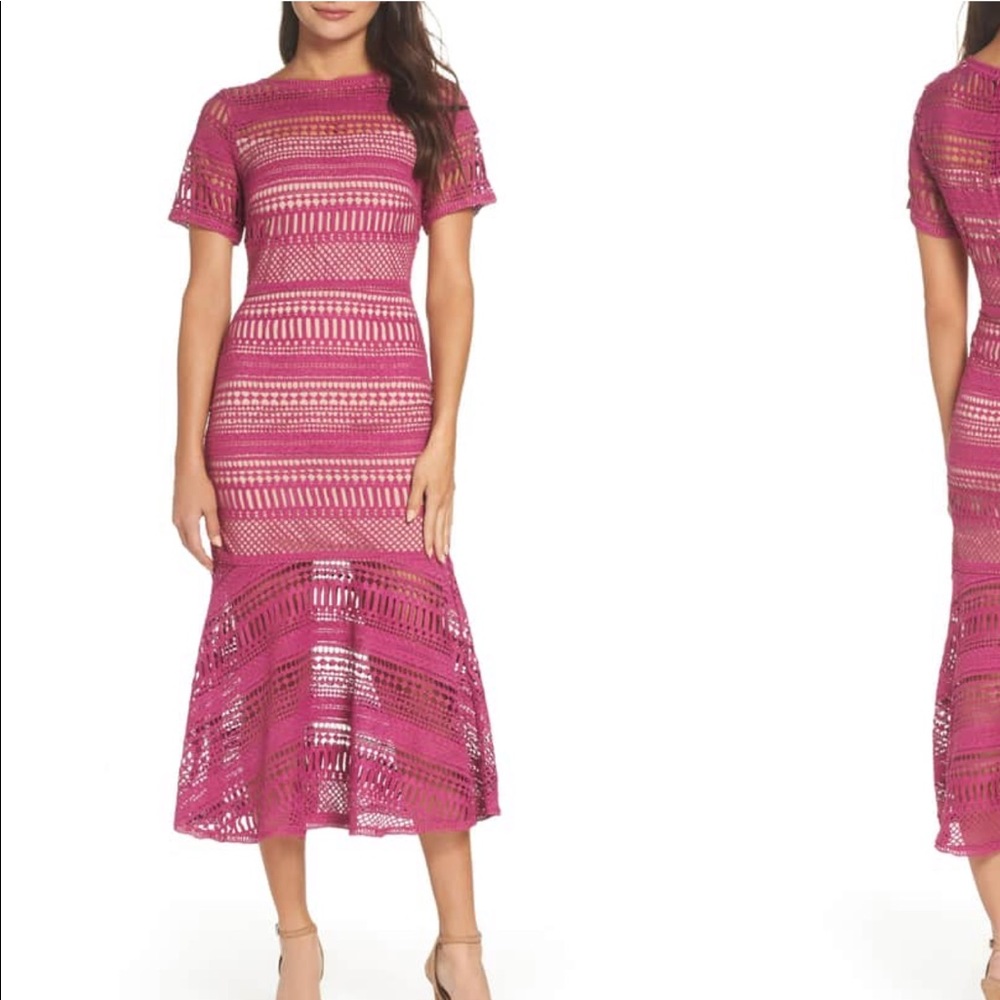 💞LACE TRUMPET MIDI DRESS💞